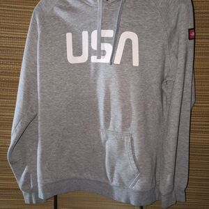 The North Face Heather Gray USA Hoodie